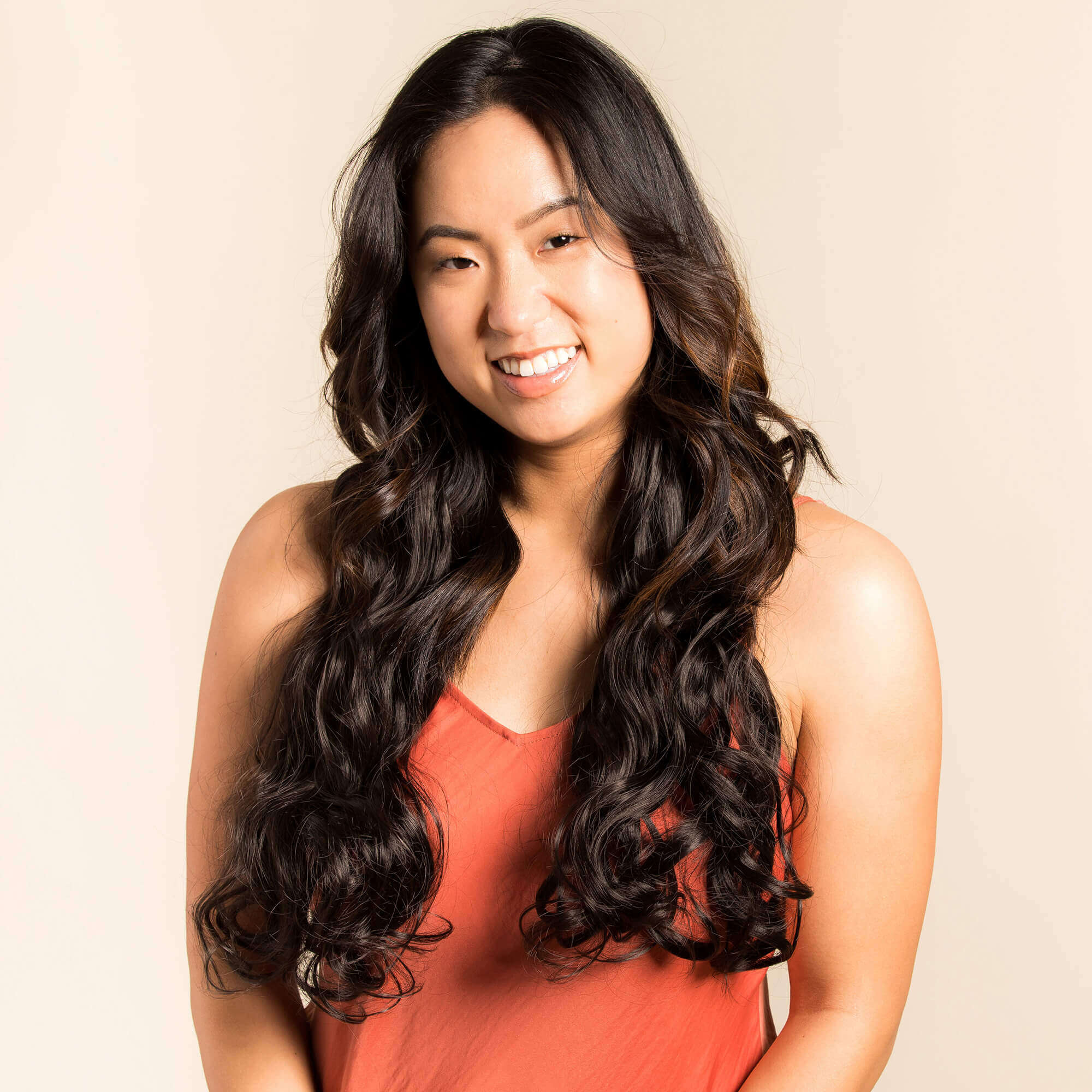 Liz Invisible Long Hair Extension - Dark Brown