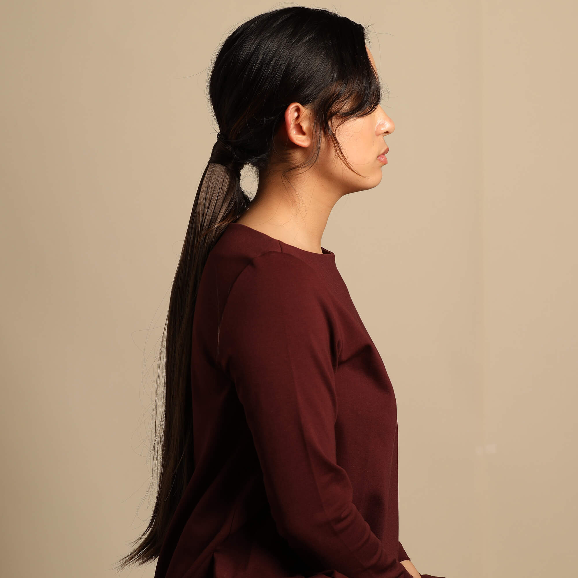 The Bree Ponytail Hair Extension - Dark Brown