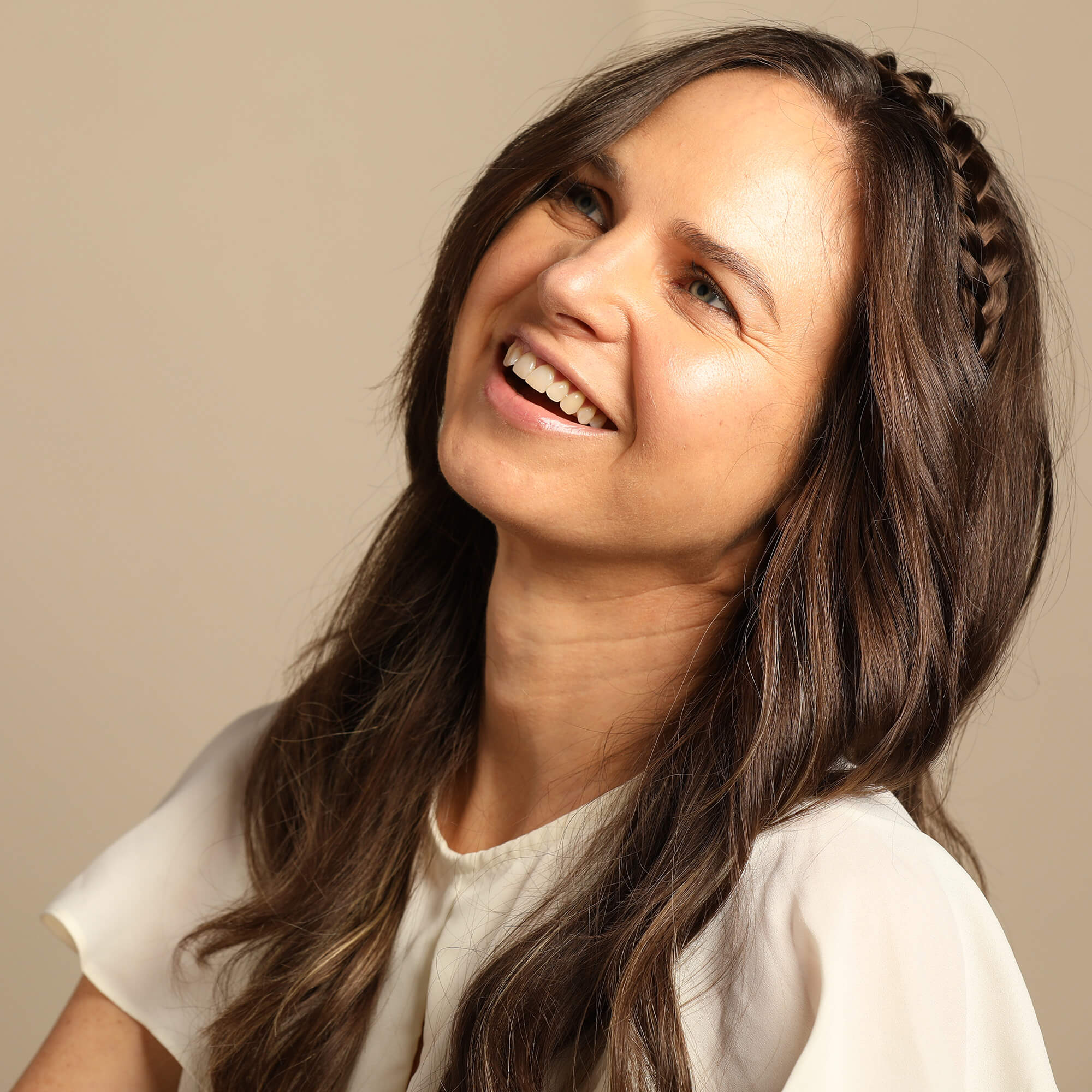 2 Pack Lulu Two Strand - Braided Headband - Brunette