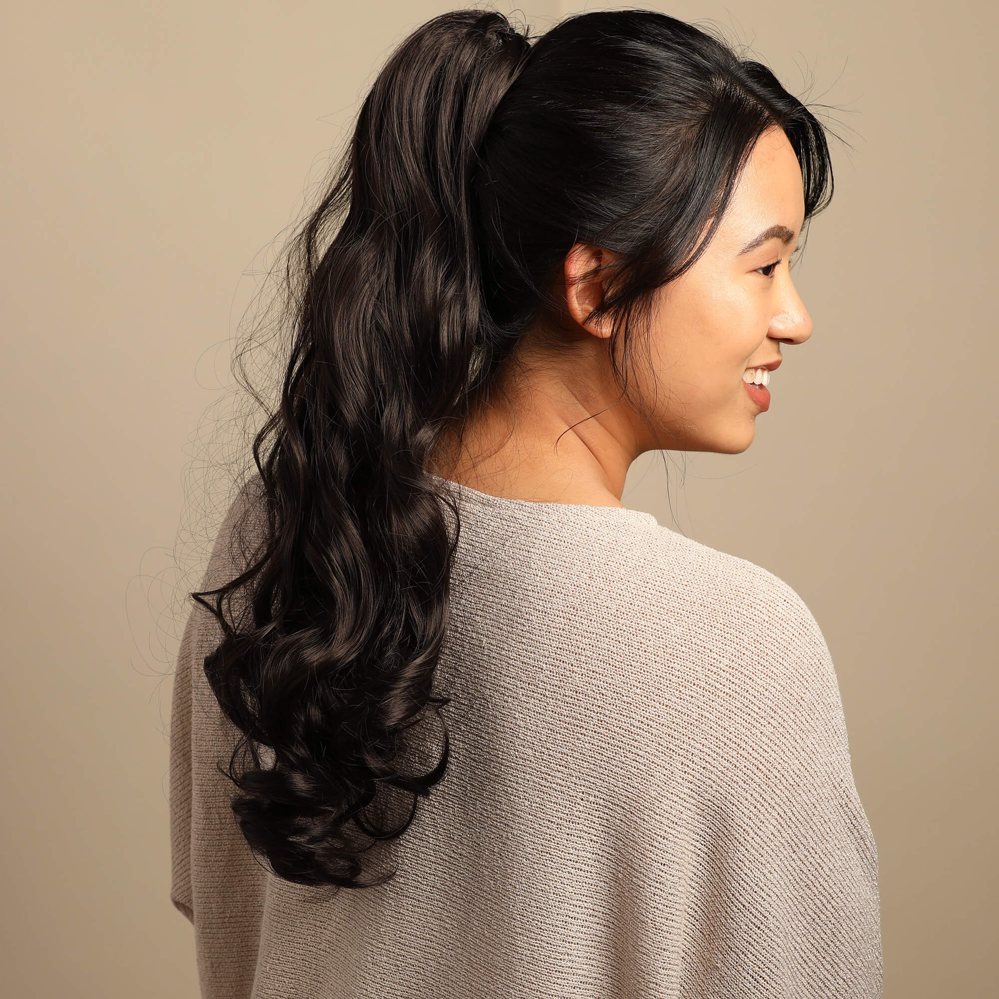 The Naomi Ponytail Long Hair Extension - Dark Brown