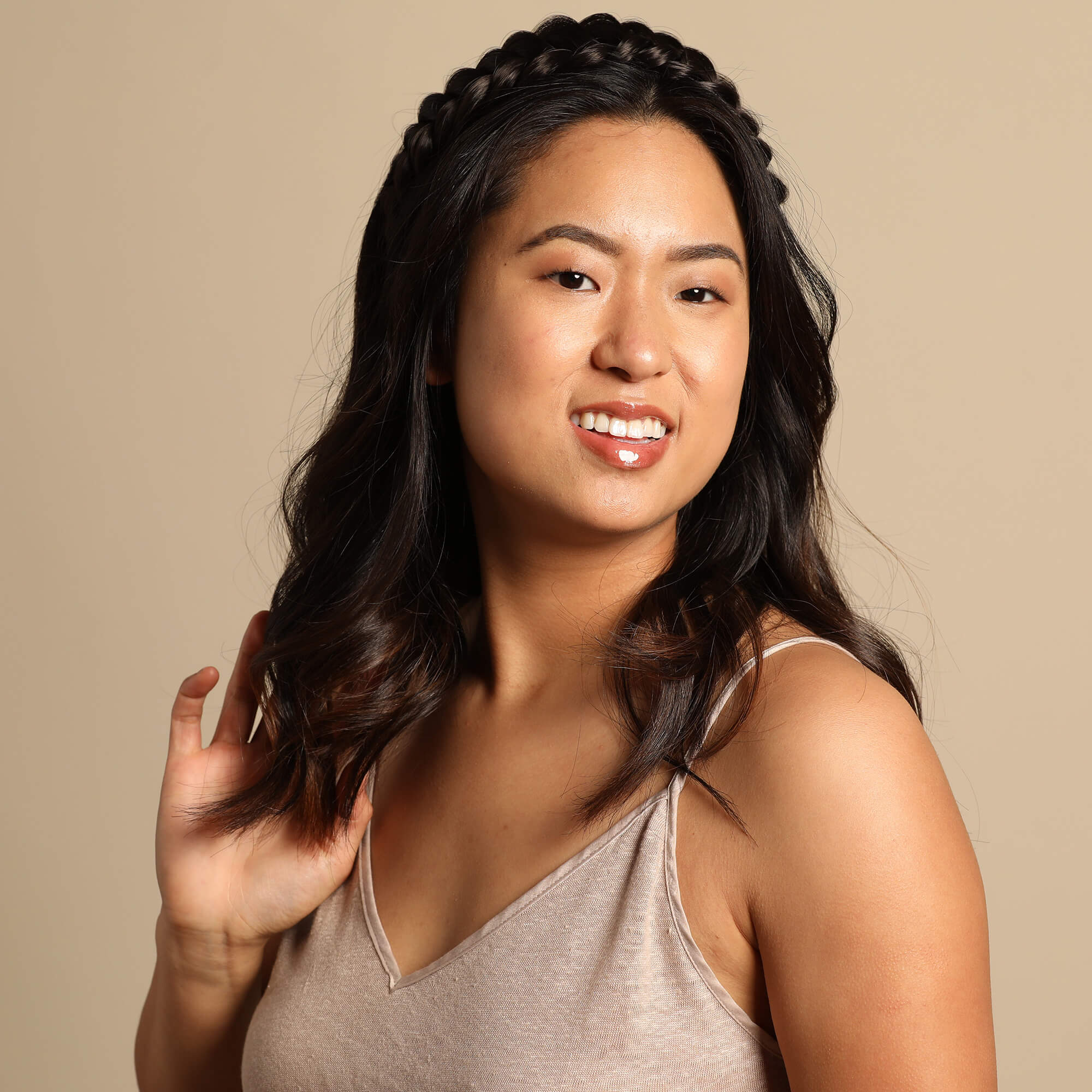 The Halo - Braided Headband - Dark Brown