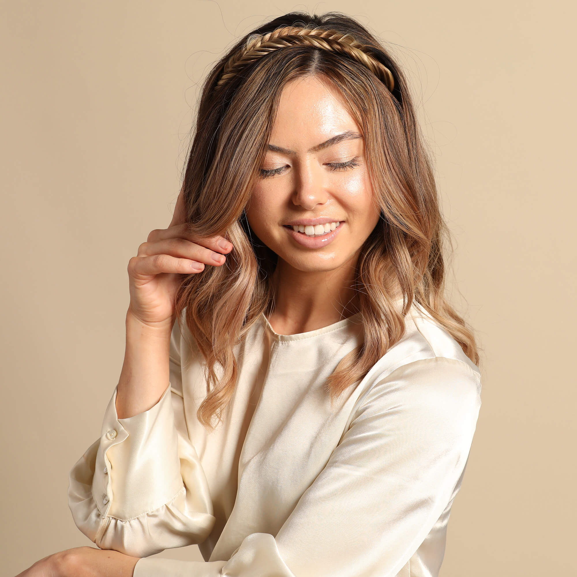 Arisa Fishtail - Braided Headband - Highlighted