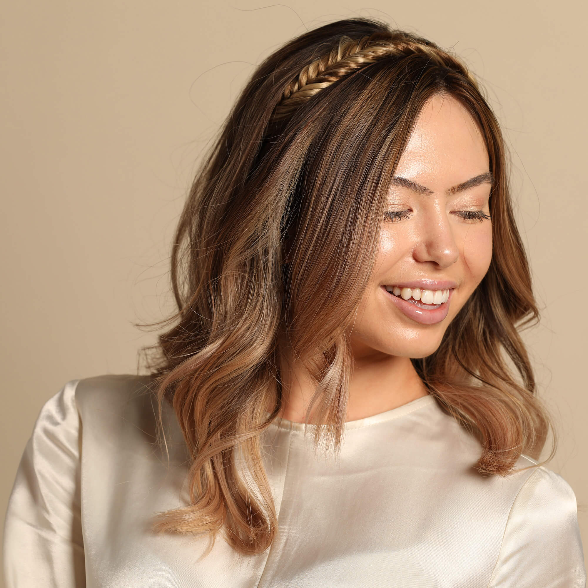 Arisa Fishtail - Braided Headband - Highlighted