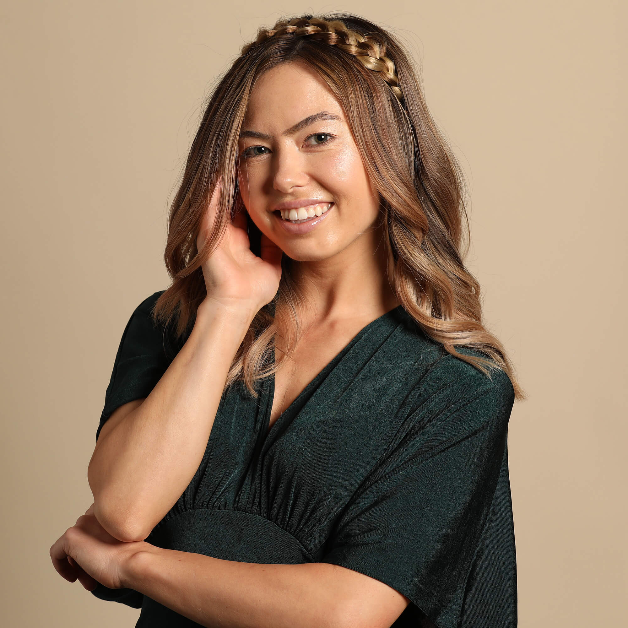 Five Strand - Braided Headband - Highlighted