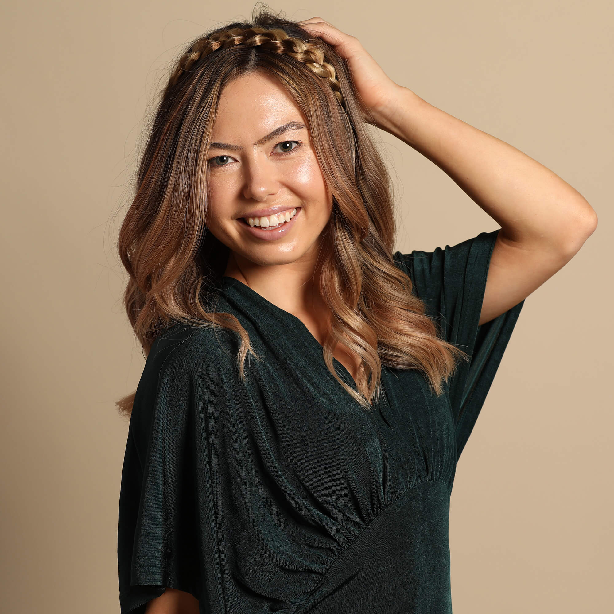 Five Strand - Braided Headband - Highlighted