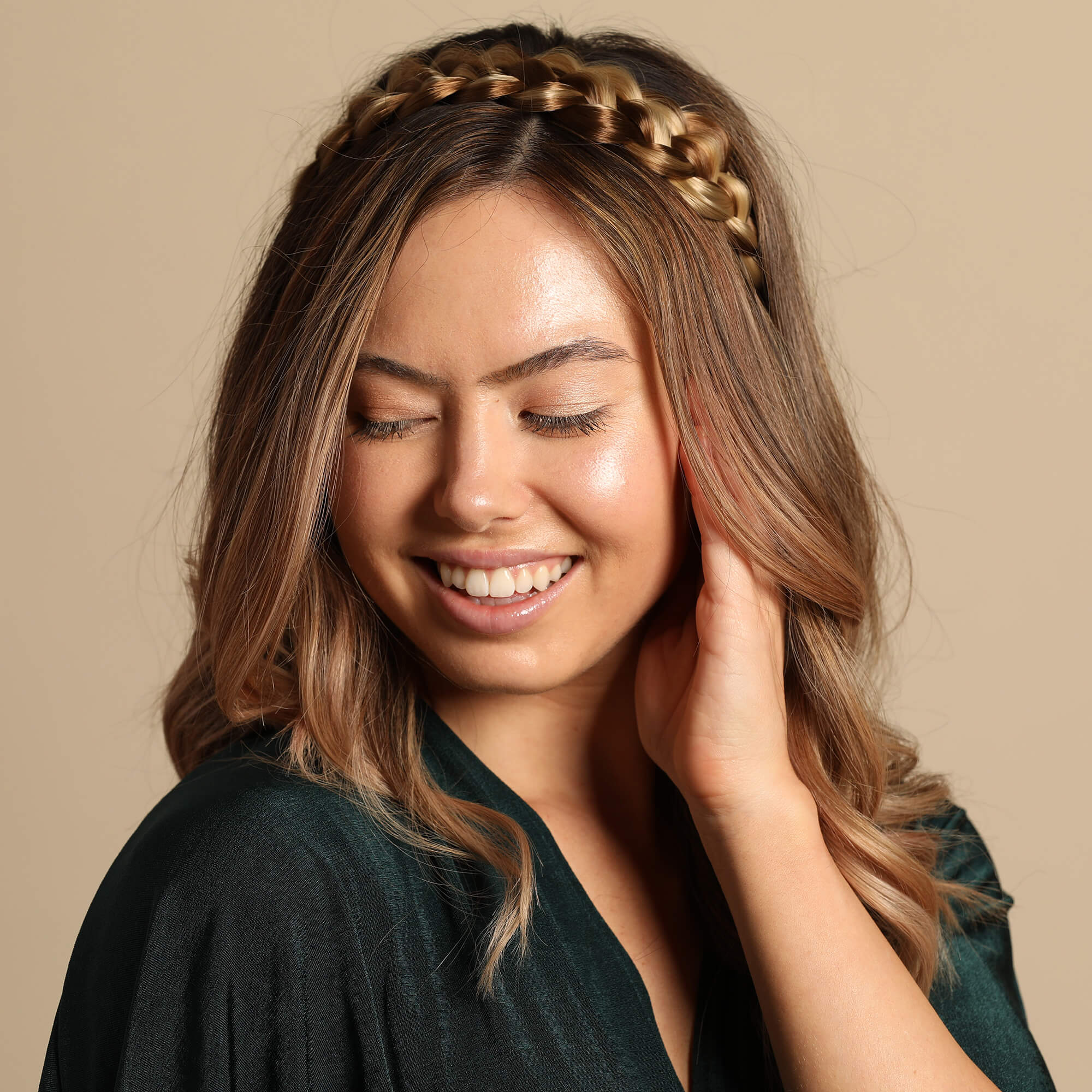 Five Strand - Braided Headband - Highlighted