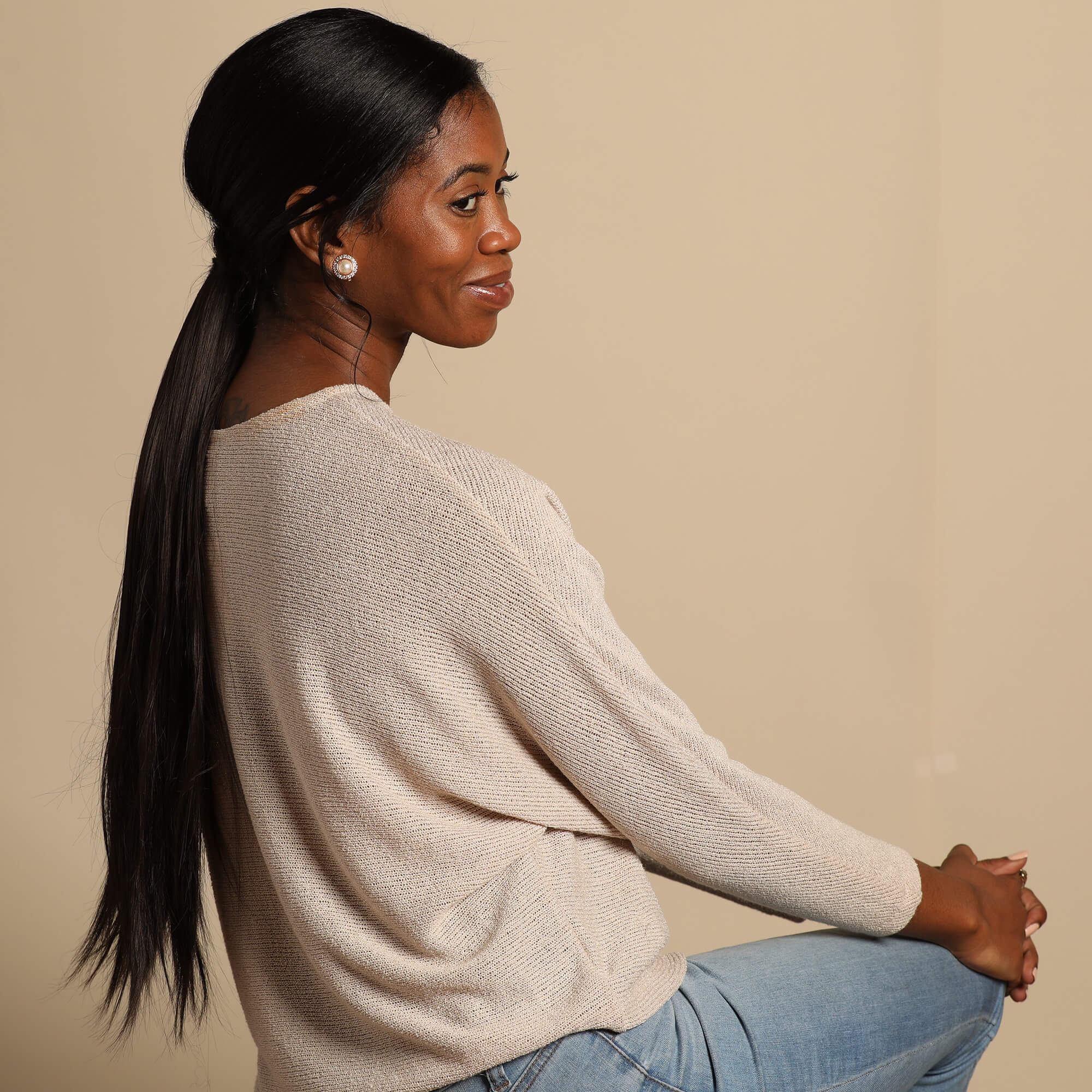The Bree Ponytail Hair Extension - Black