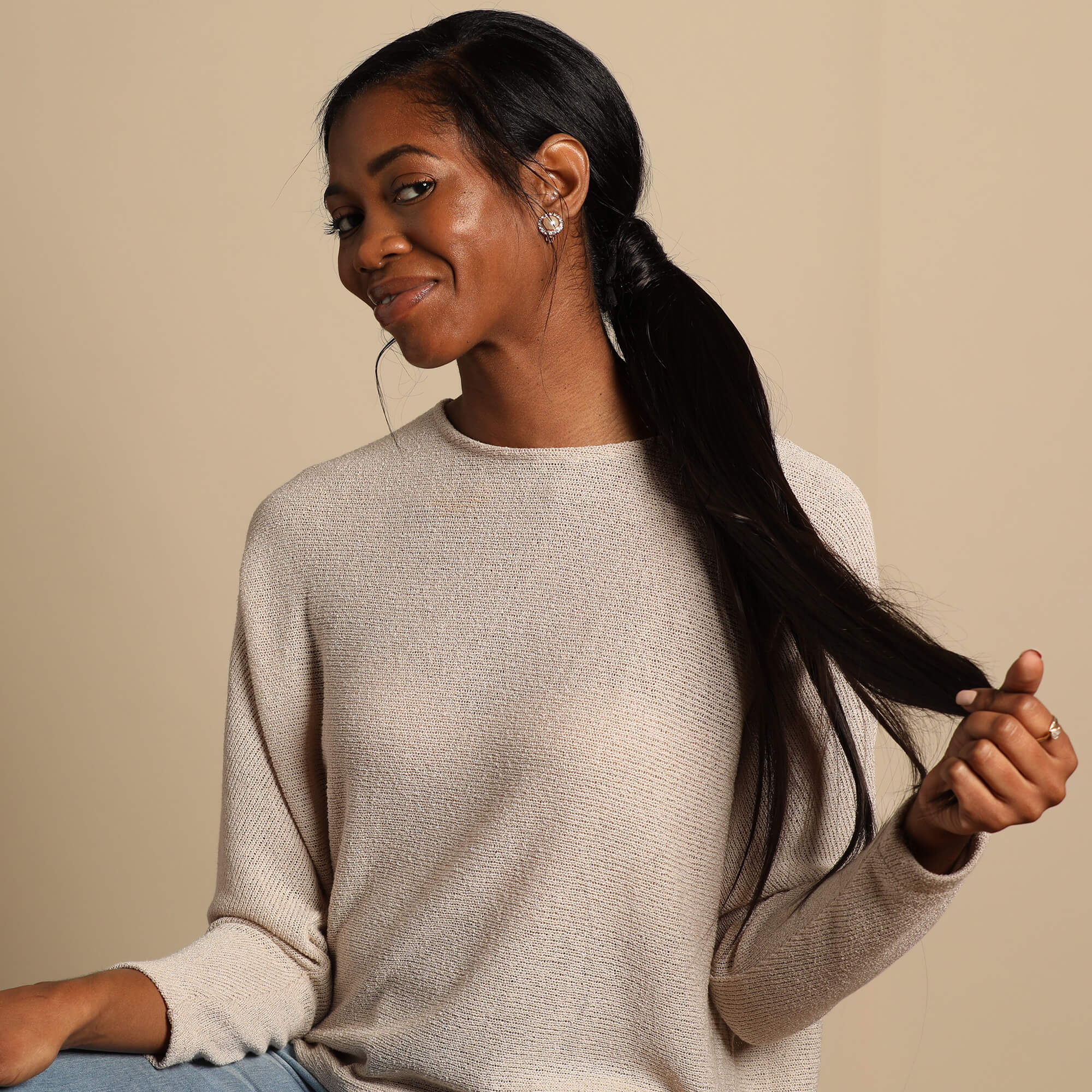 The Bree Ponytail Hair Extension - Black