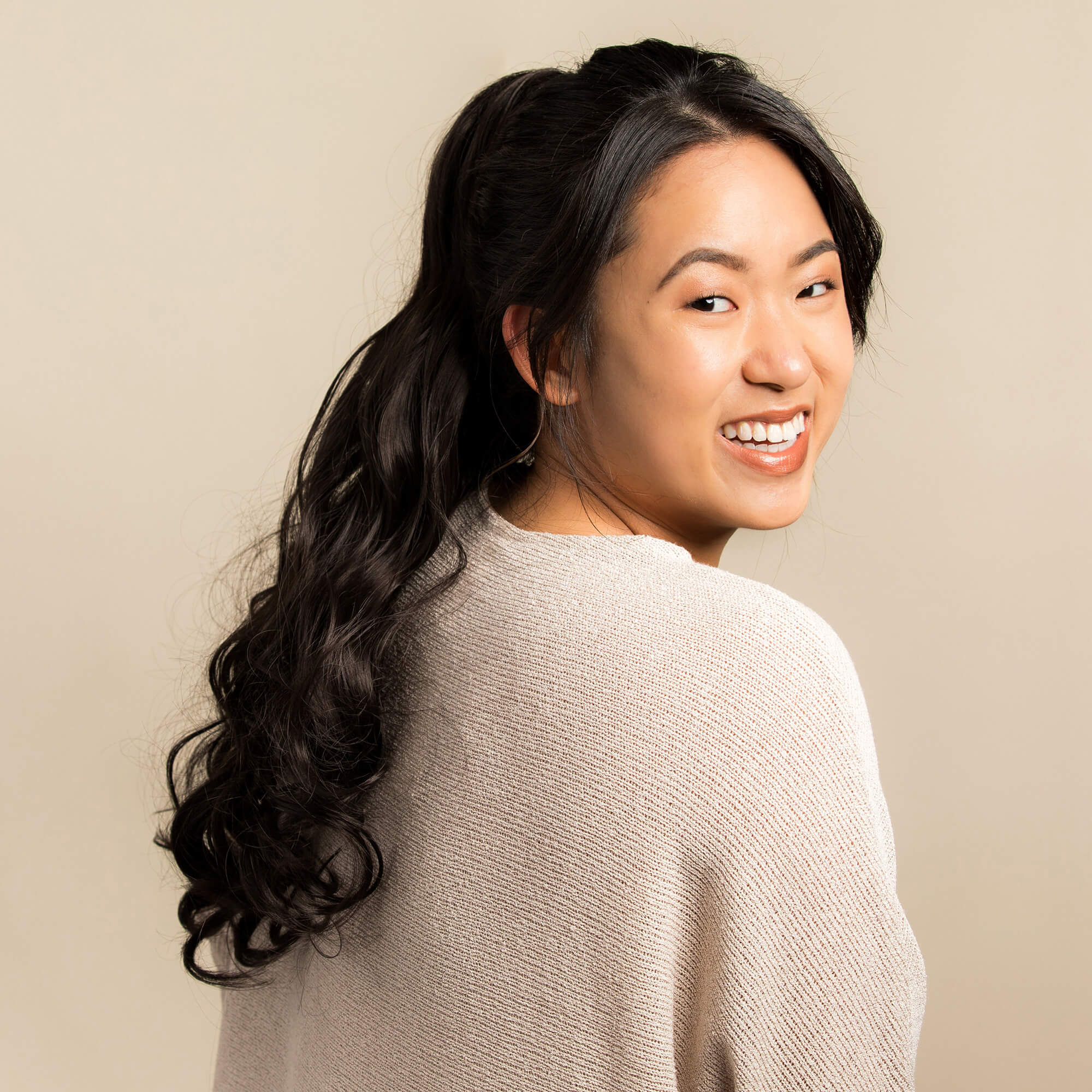 The Naomi Ponytail Long Hair Extension - Dark Brown
