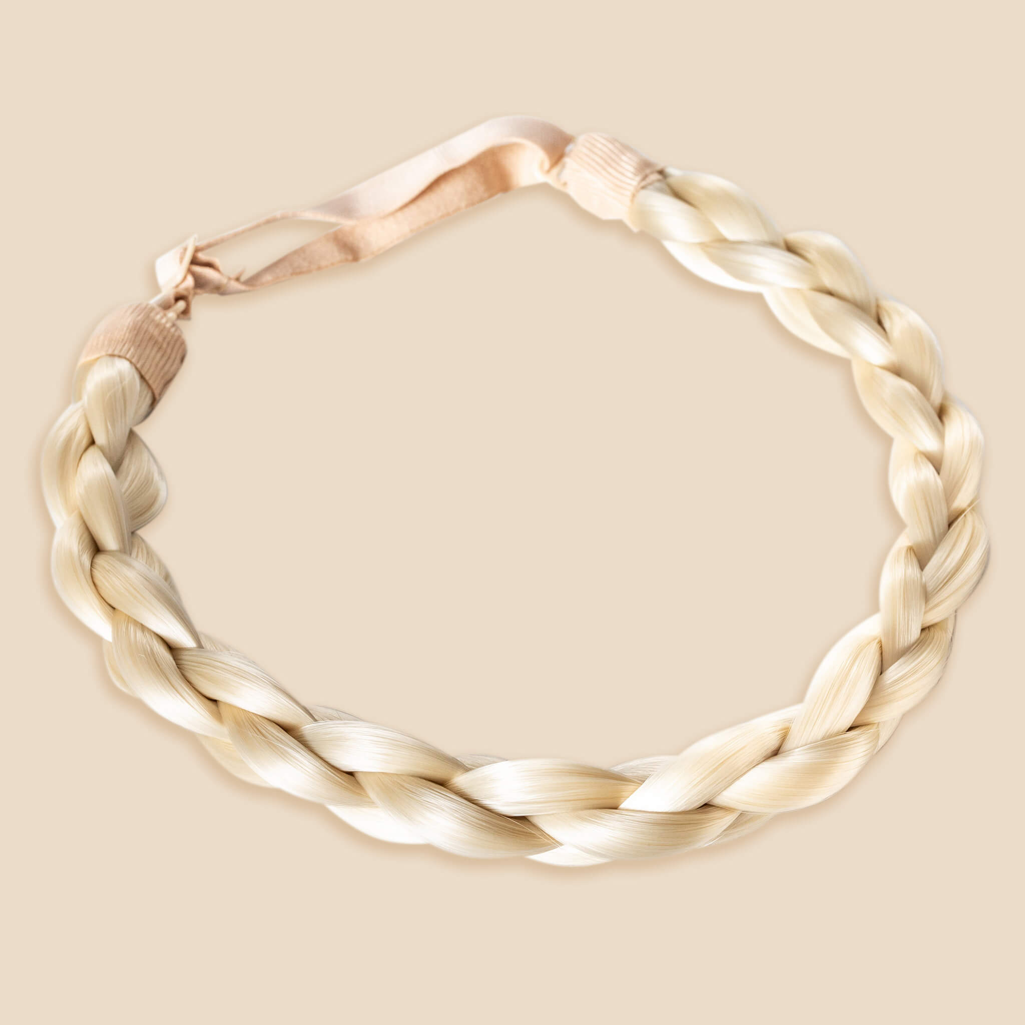 The Olivia for Kids - Braided Headband - Platinum