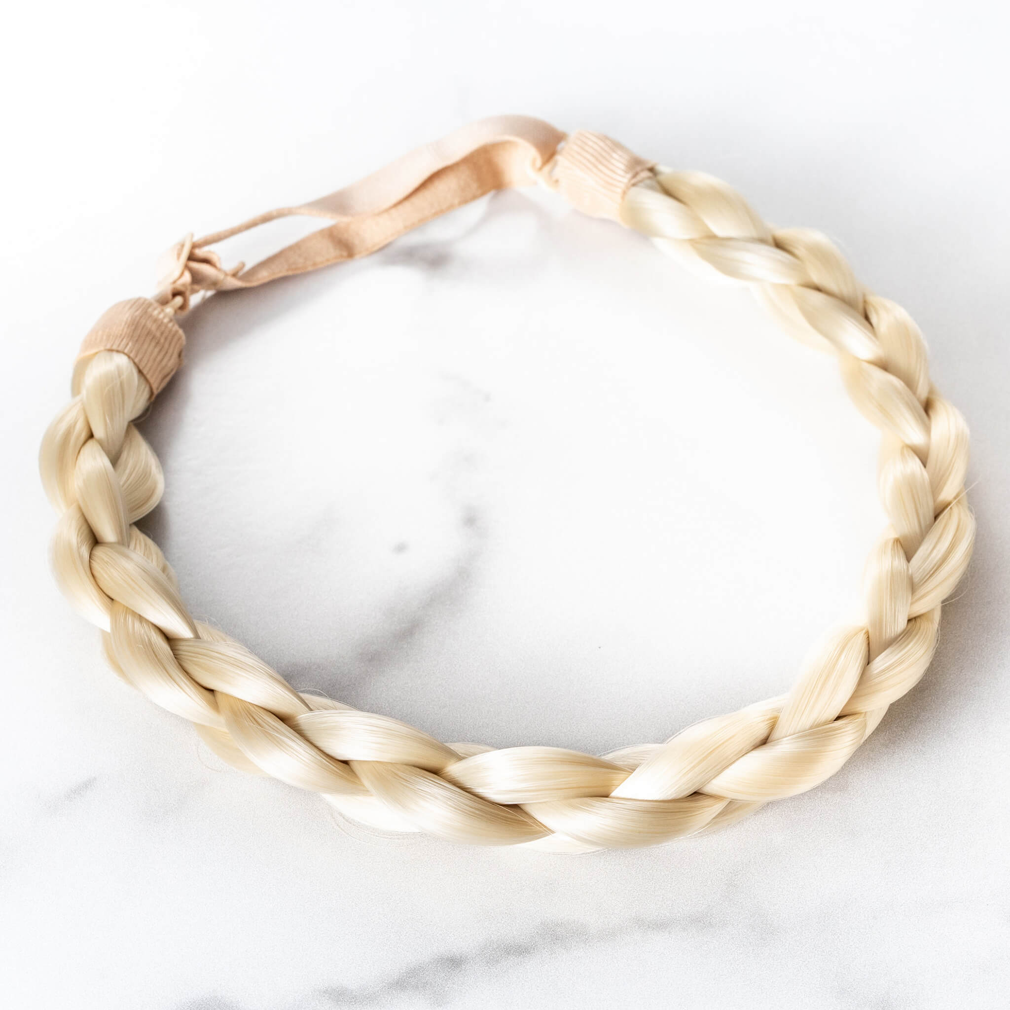 Madison Braids Bundle - The Olivia, Top Knot Ponytail Holder + FREE Detangler Brush - Platinum