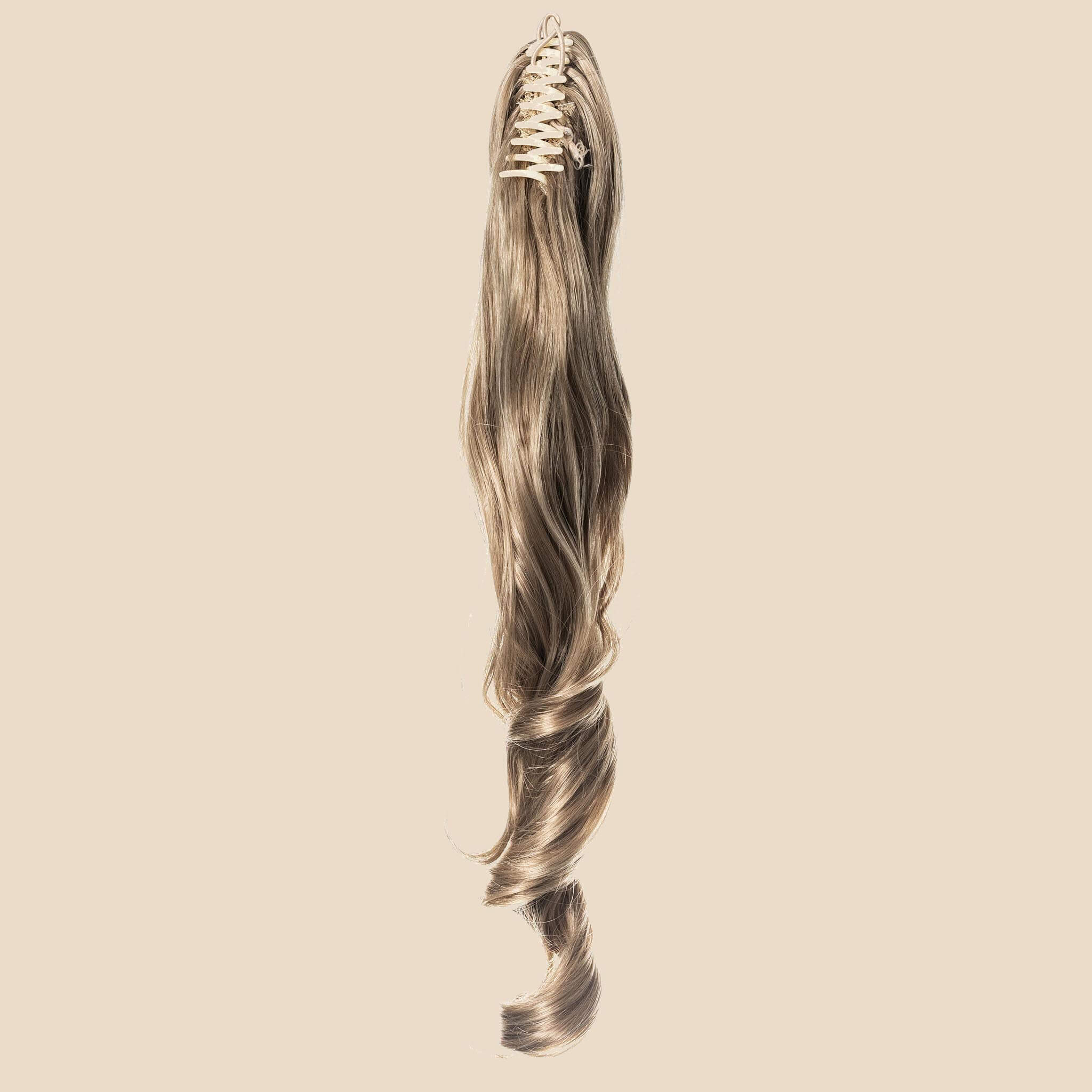 The Naomi Ponytail Long Hair Extension - Ashy Highlighted
