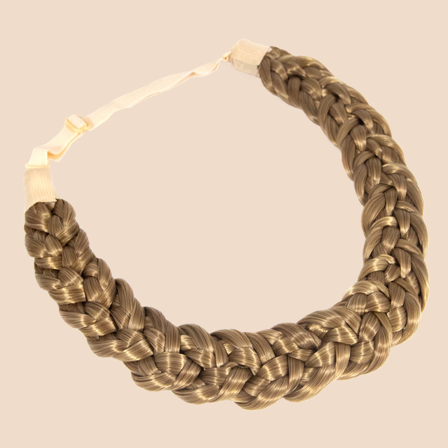 Shimmer Nine Strand - Braided Headband- Dirty Blonde