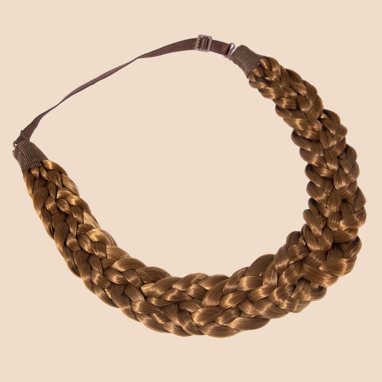 Shimmer Nine Strand - Braided Headband - Golden Red