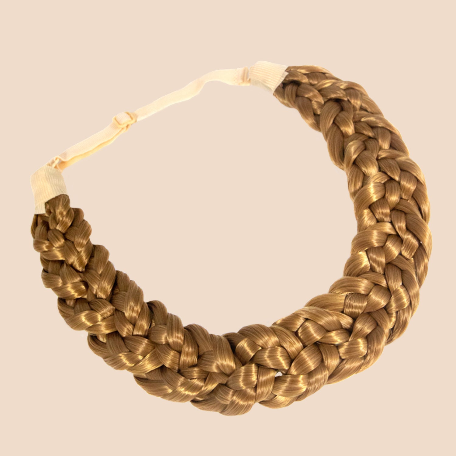 Shimmer Nine Strand - Braided Headband - Strawberry Blonde