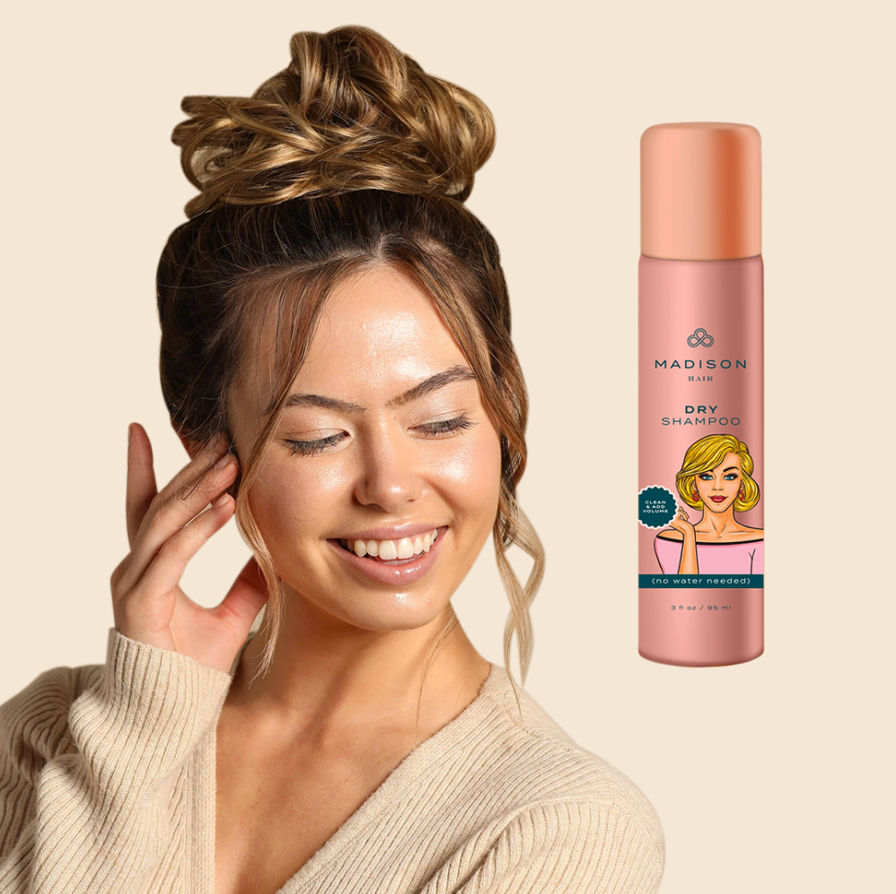 Madison Braid Bundle - Top Knot Ponytail Holder & Dry Shampoo