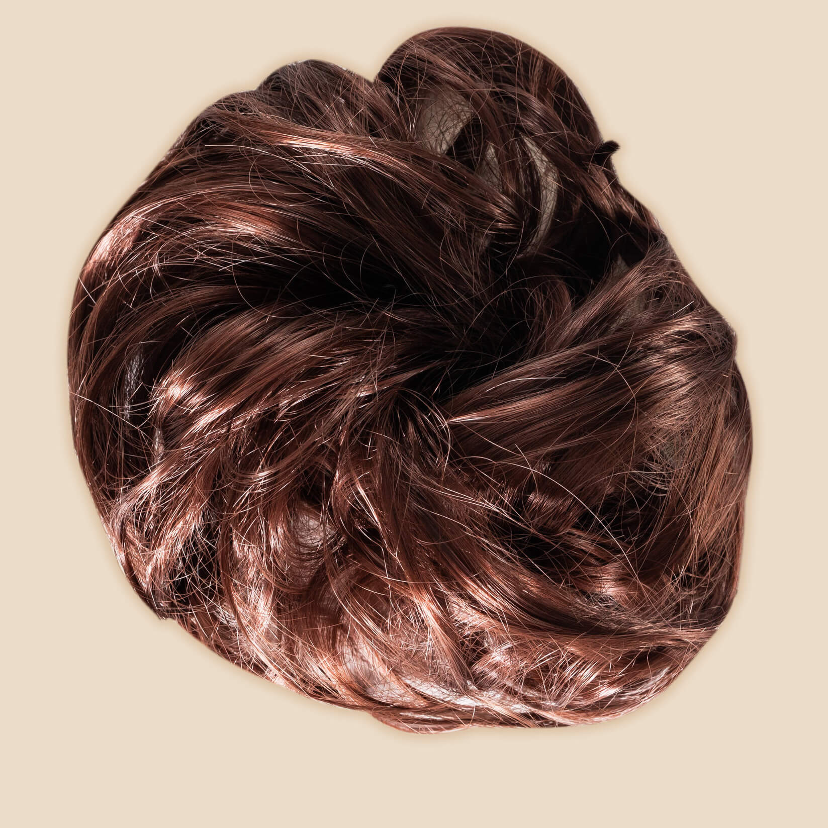 Top Knot Messy Bun Ponytail Holder Hair Extension - Original - Auburn