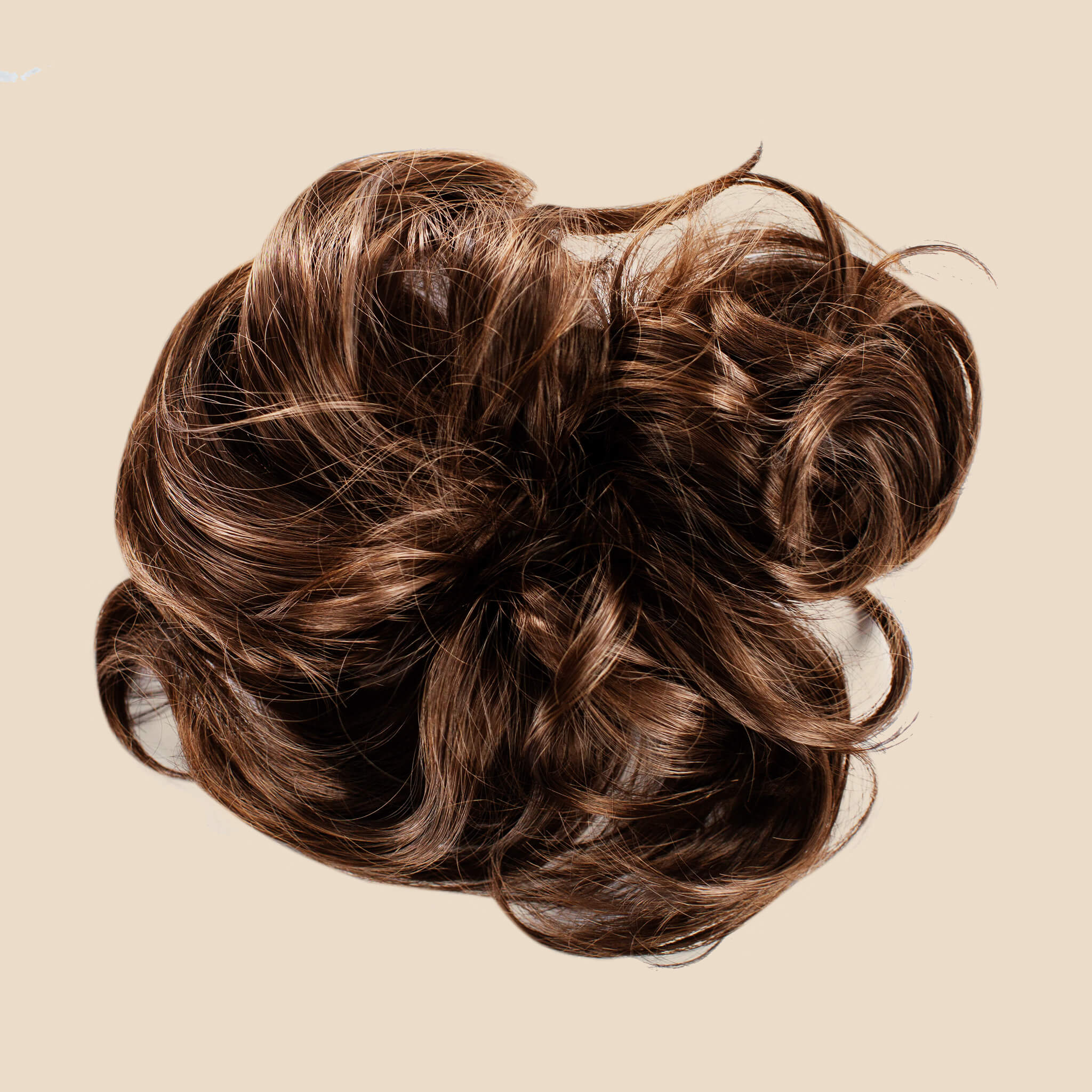 Top Knot Messy Bun Ponytail Holder Hair Extension - Original - Ashy Light Brown