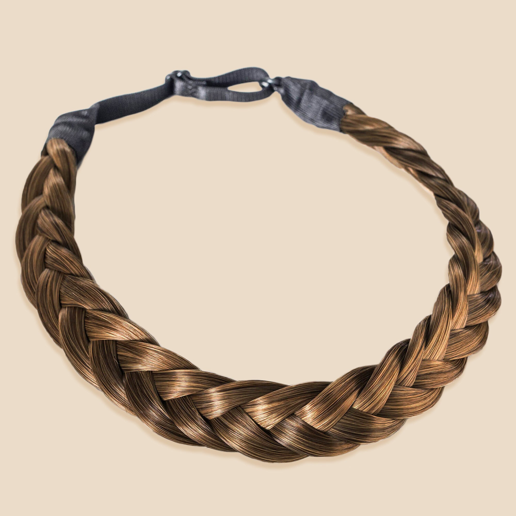 Madison Braid Bundle - Lulu Two Strand, Top Knot + FREE Detangler Brush - Ashy Light Brown