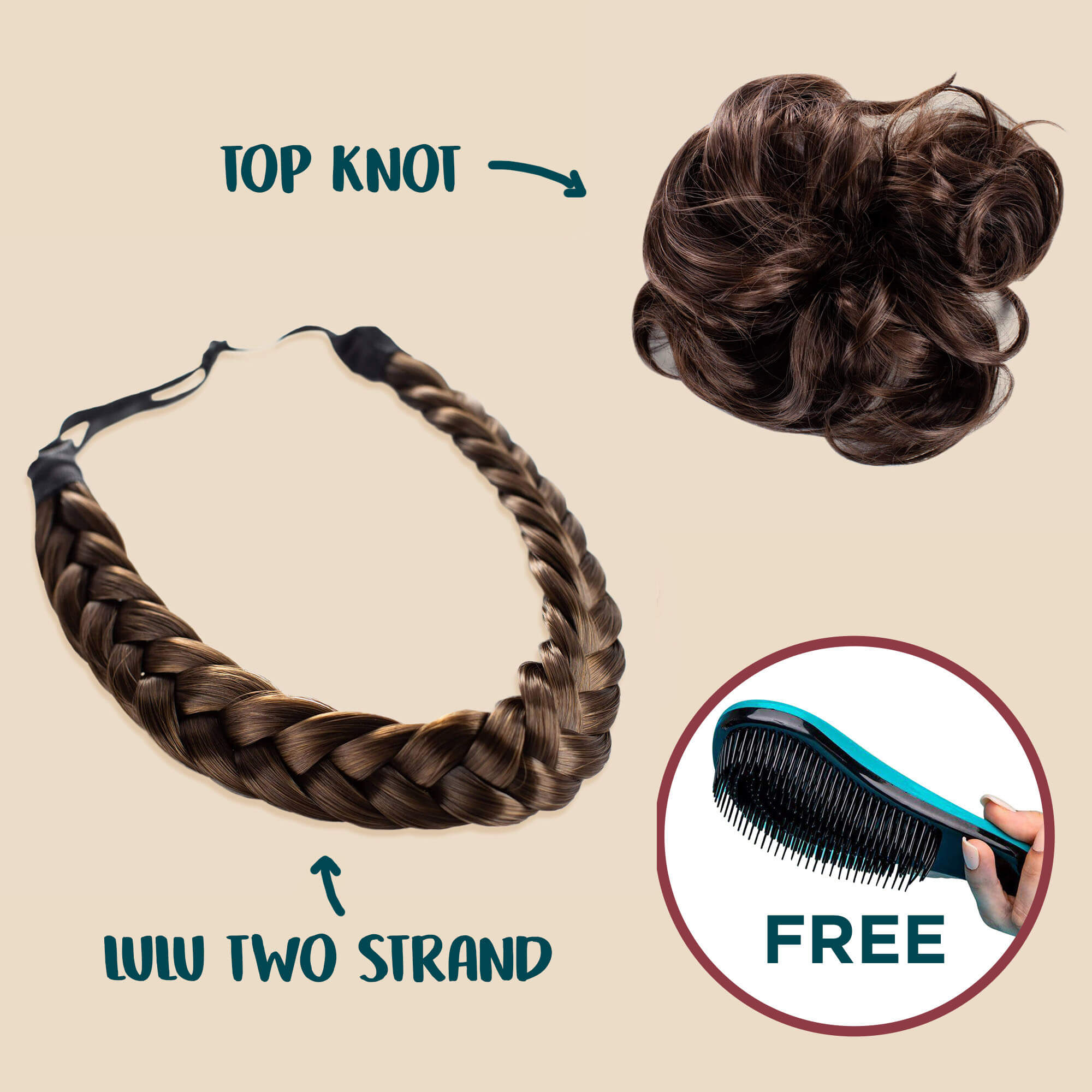 Lulu Two Strand Bundle - Brunette