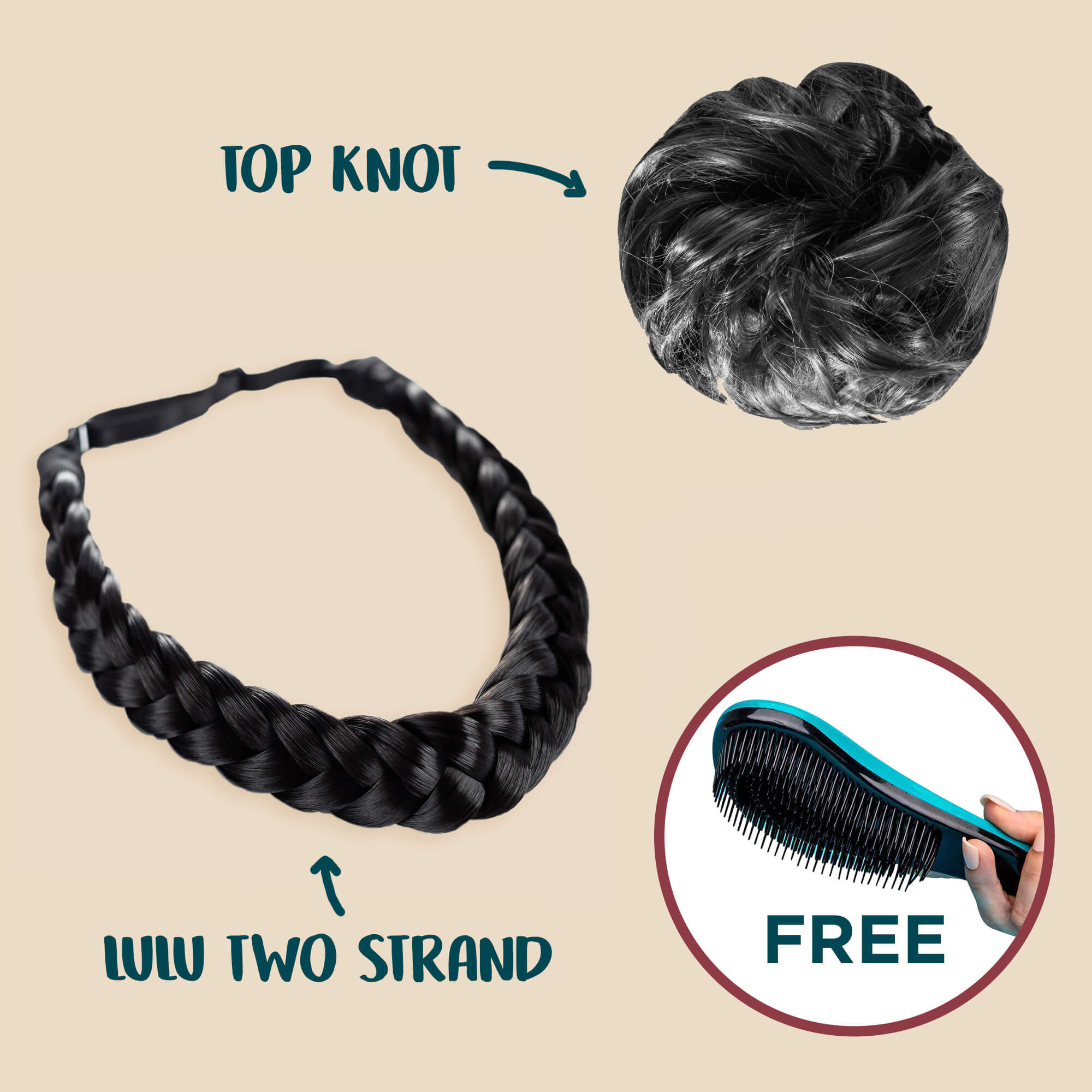 Lulu Two Strand Bundle - Black