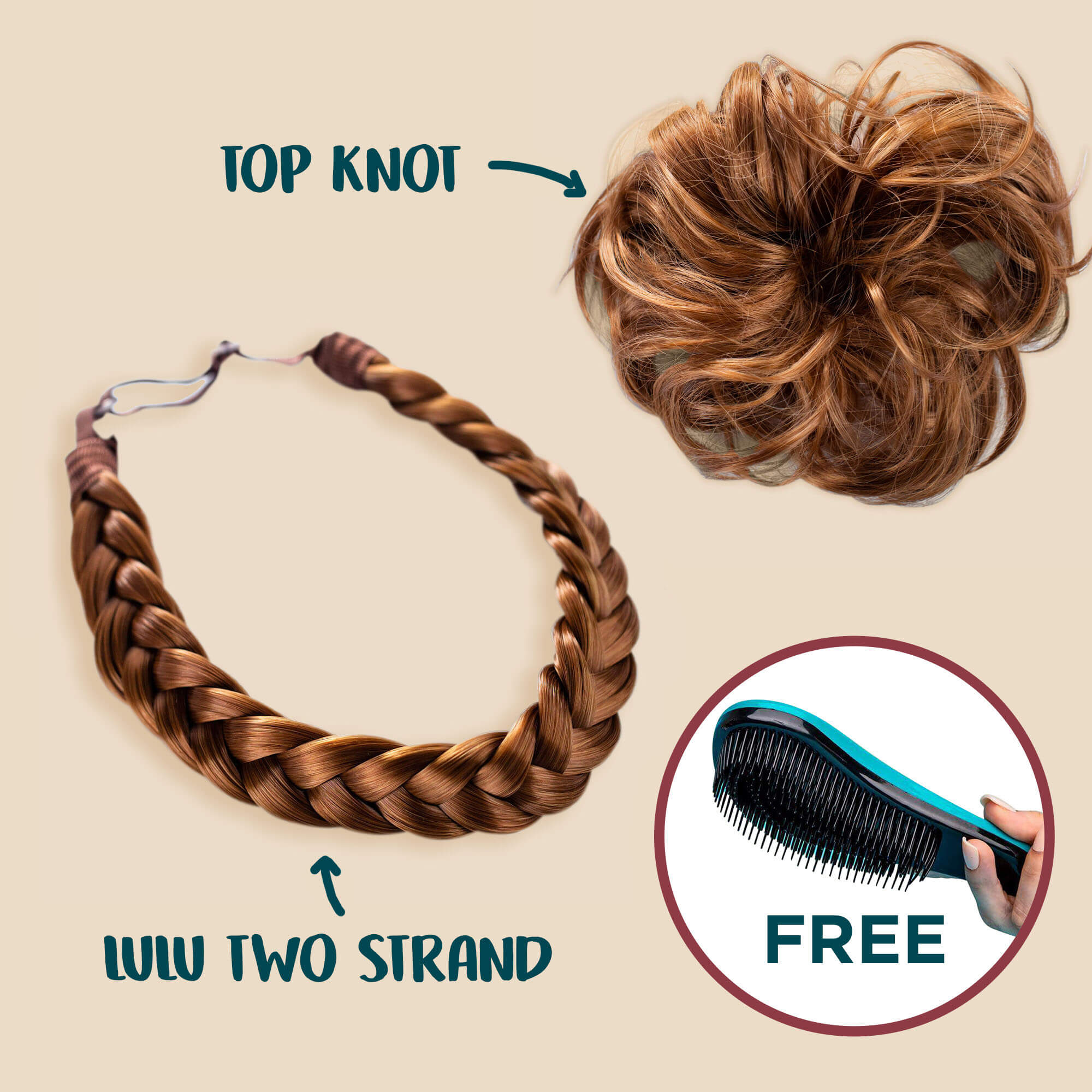 Lulu Two Strand Bundle - Golden Red