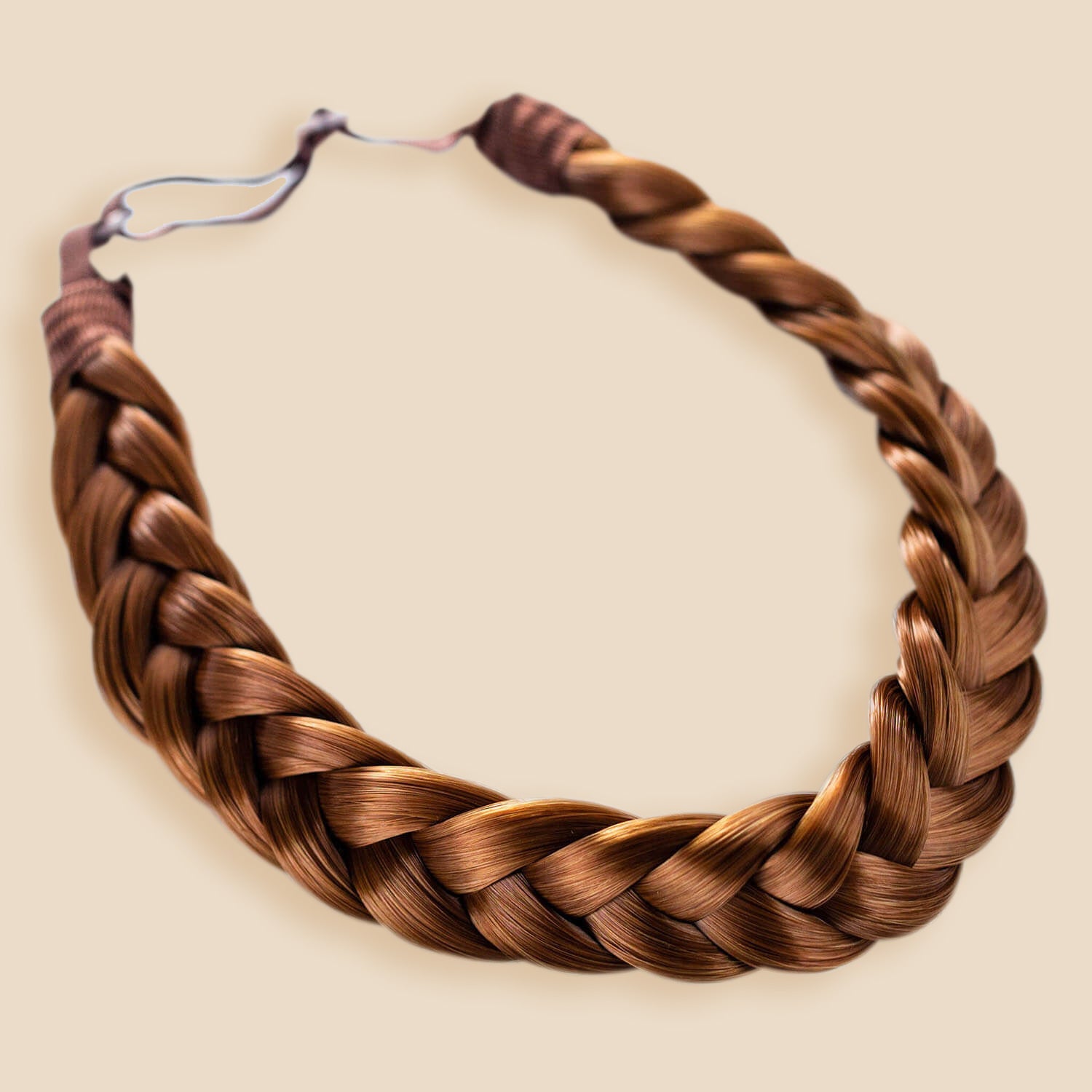 Lulu Two Strand - Braided Headband - Golden Red