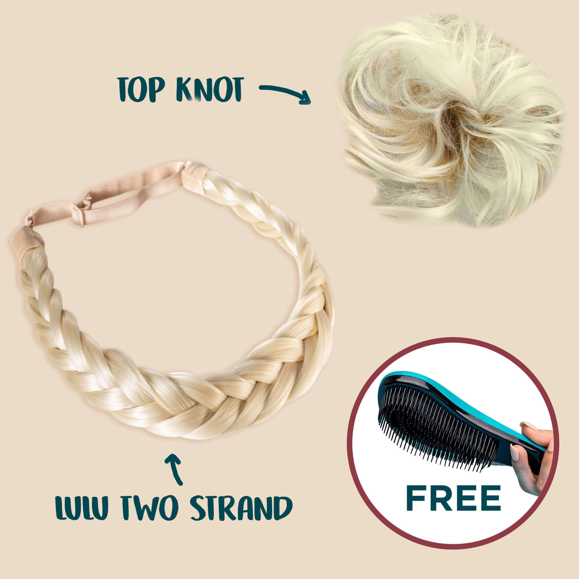 Lulu Two Strand Bundle - Platinum