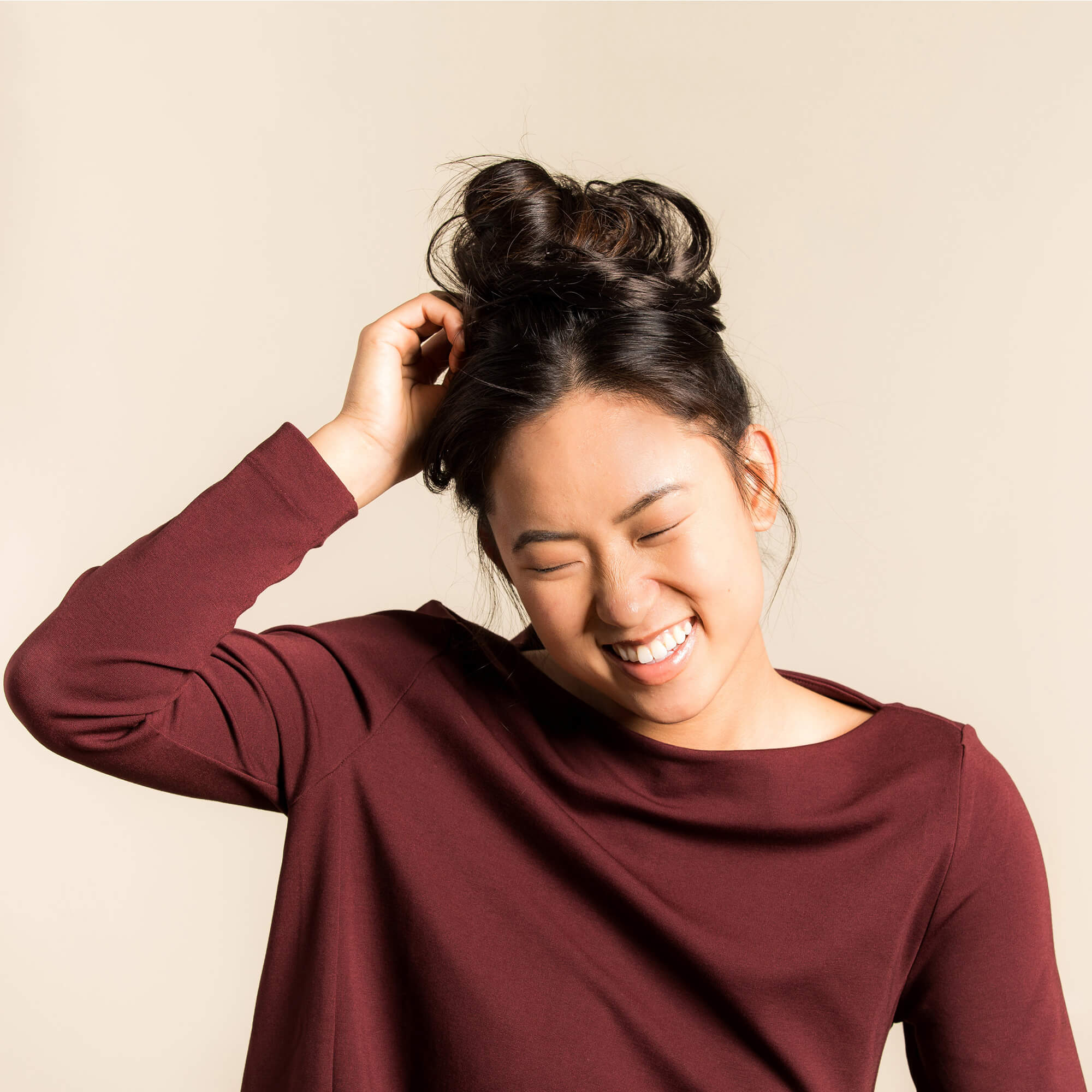 Top Knot Messy Bun Ponytail Holder Hair Extension - Original - Dark Brown