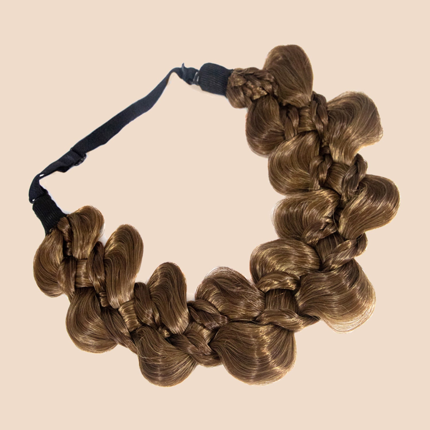 Winged Beauty - Braided Headband - Ashy Light Brown