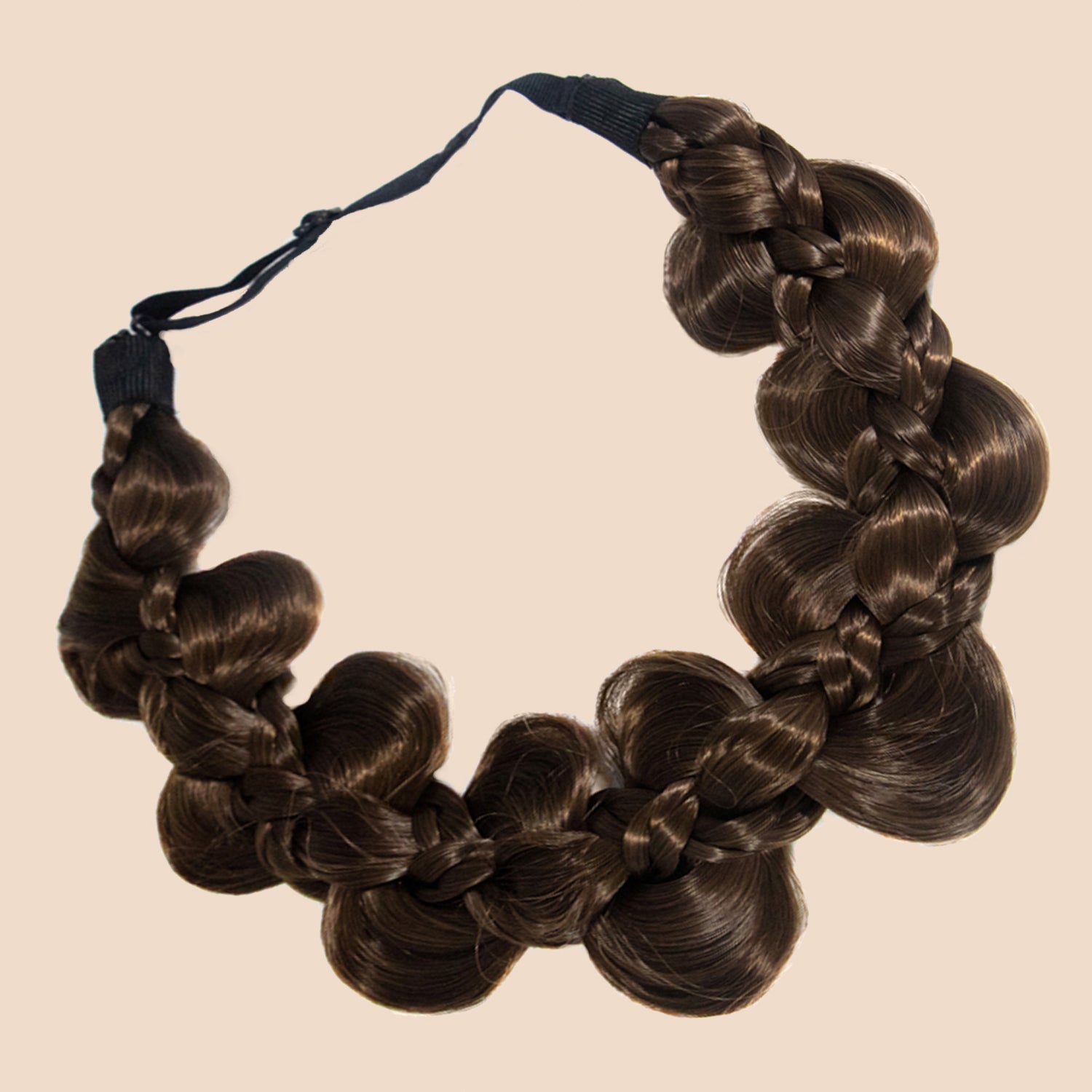Winged Beauty - Braided Headband - Brunette