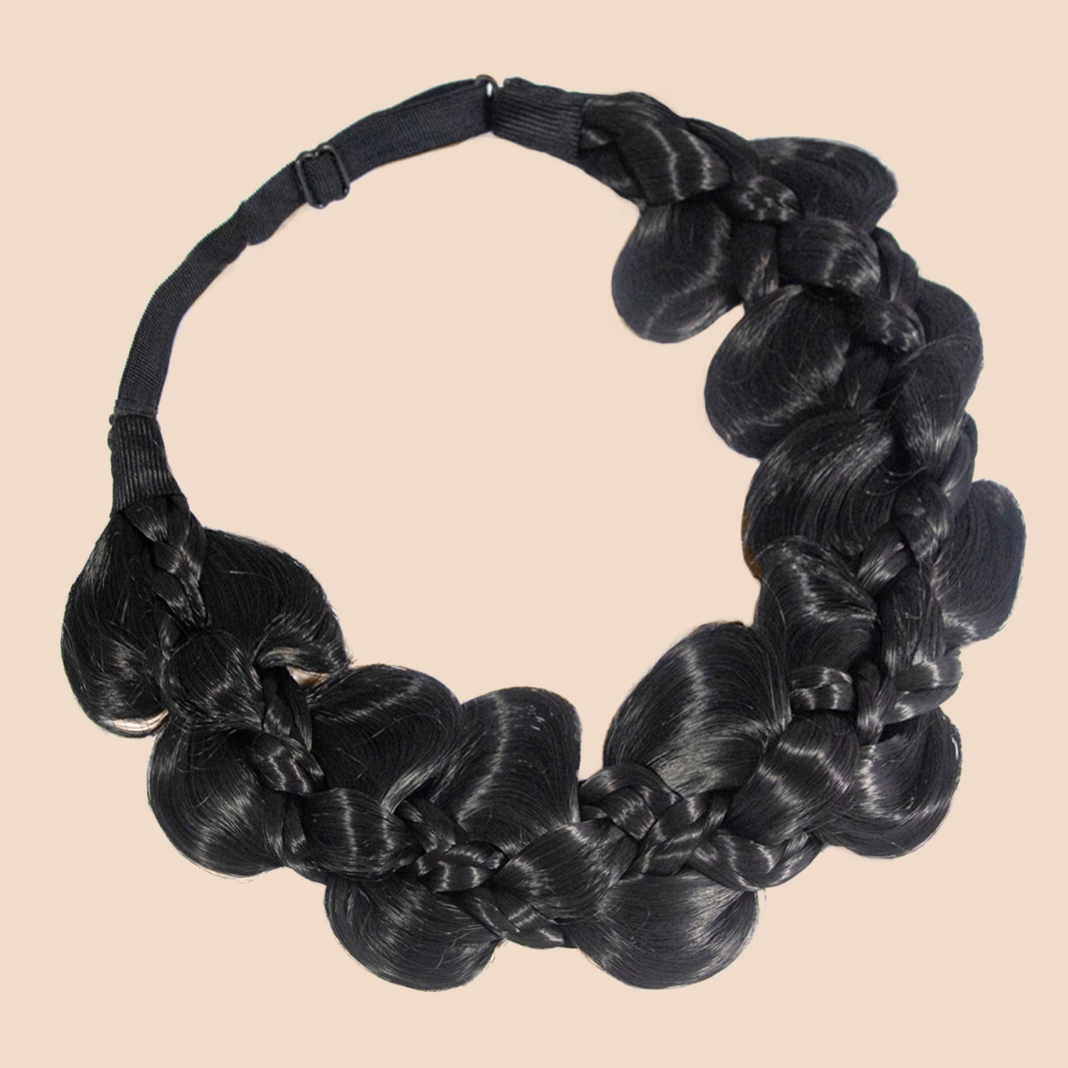 Winged Beauty - Braided Headband - Black