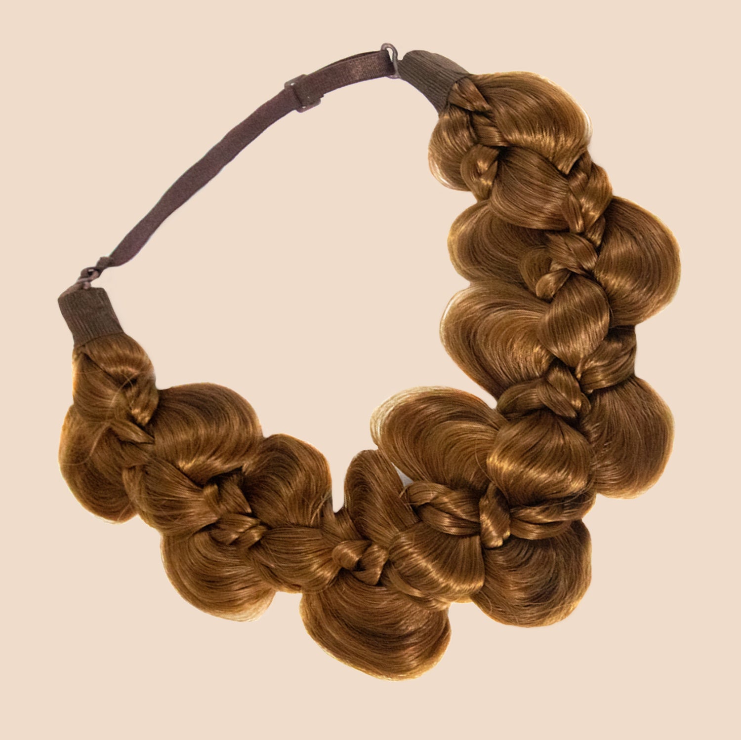 Winged Beauty - Braided Headband - Golden Red