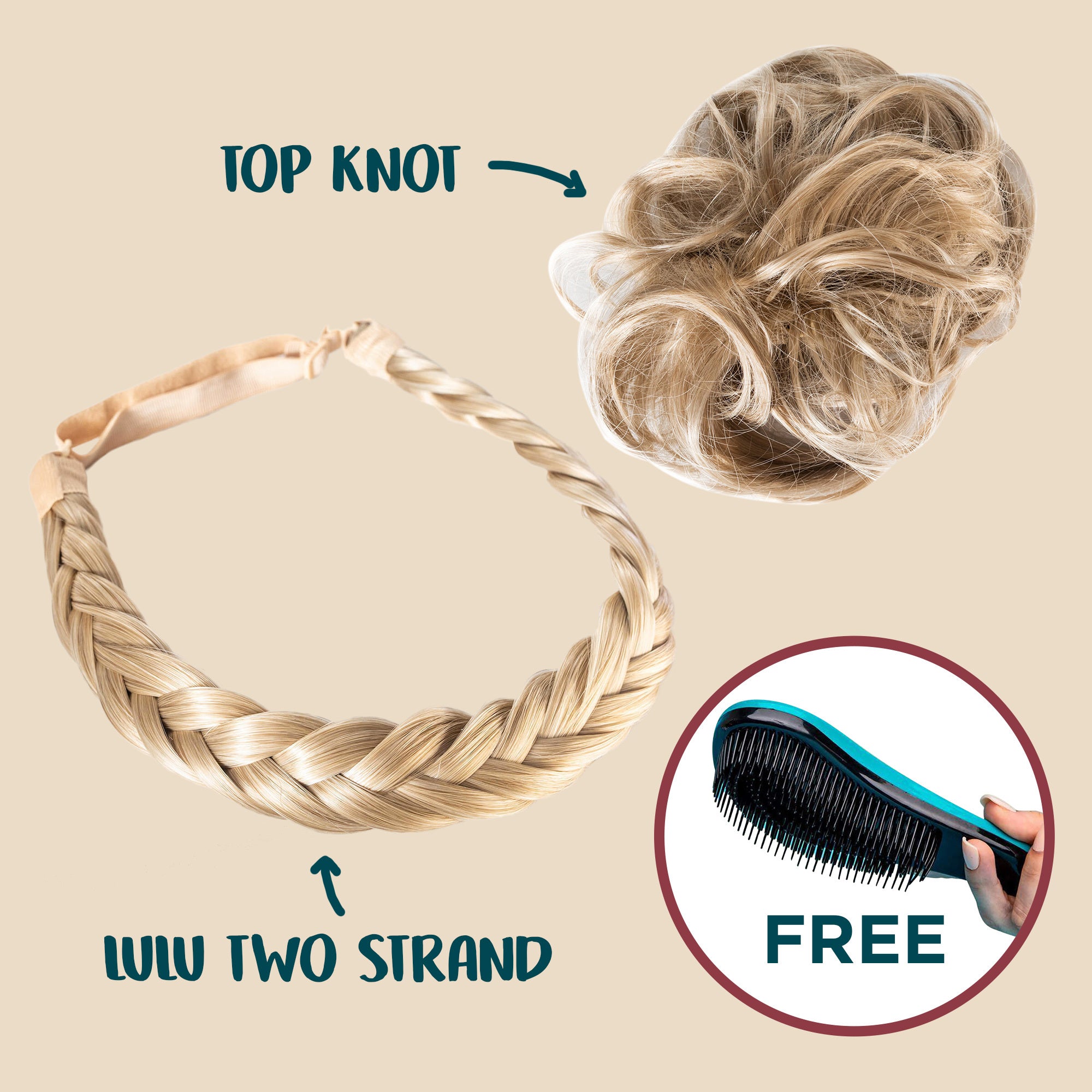 Lulu Two Strand Bundle - Ashy Highlighted