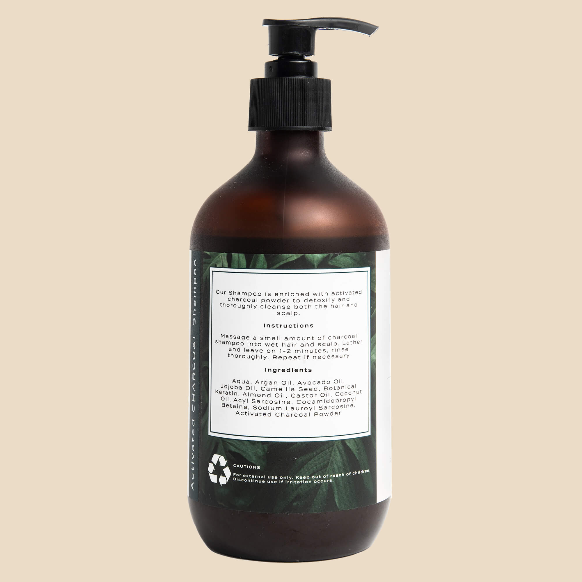 Charcoal Shampoo - White