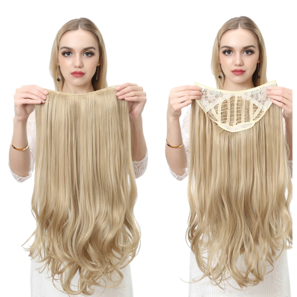 Katie U Clip Long Hair Extension - Dark Brown