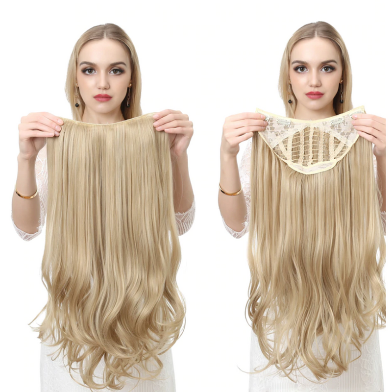 Katie U Clip Long Hair Extension - Sunset Blonde
