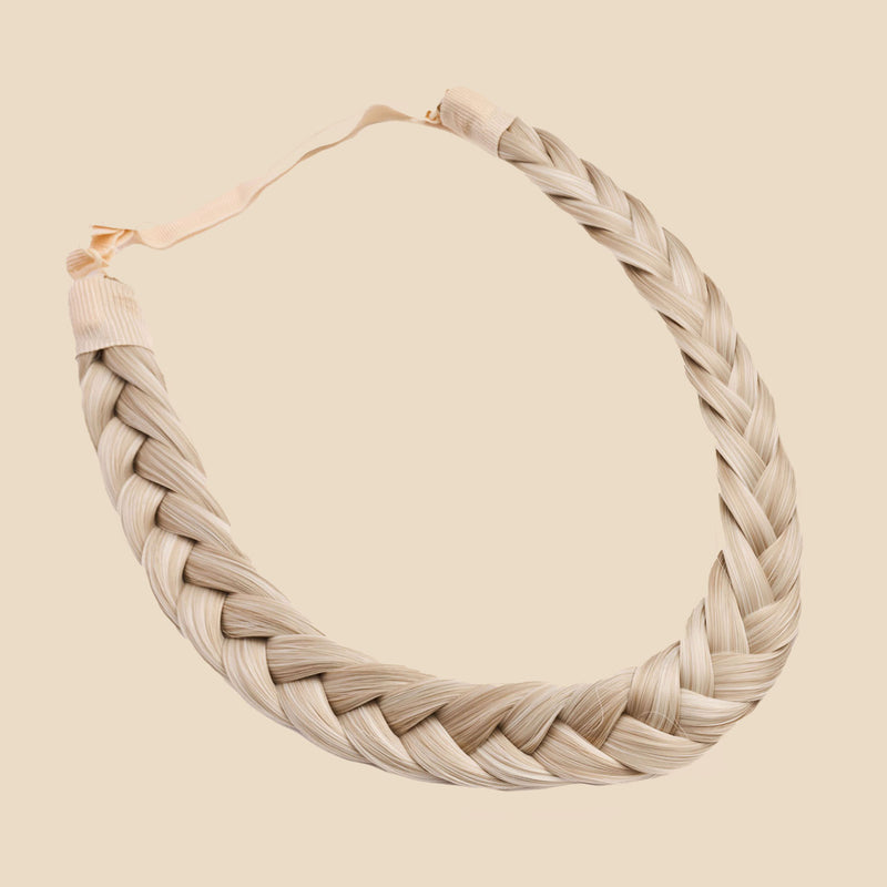 Lulu Two Strand - Braided Headband - White