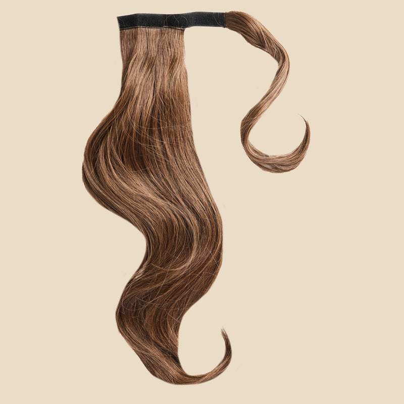 The Bree Ponytail Hair Extension - Ashy Light Brown