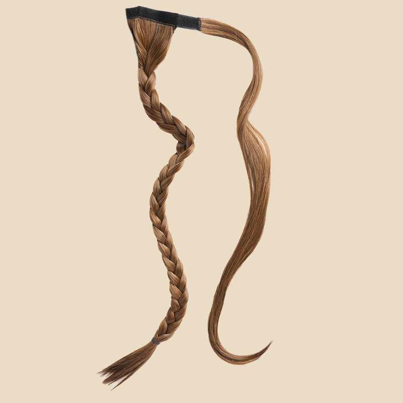 Drea Wrap Braided Ponytail Extension - Ashy Light Brown