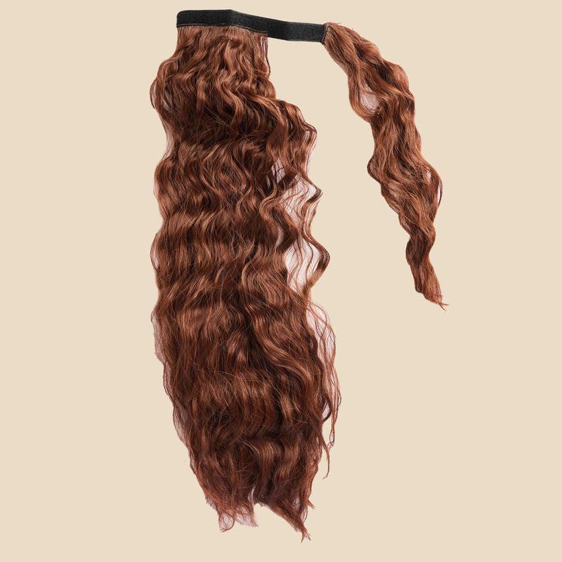 Lea Wrap Braided Ponytail Hair Extension - Auburn
