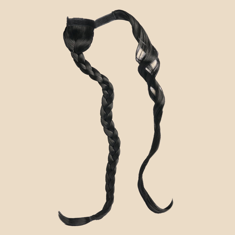 Drea Wrap Braided Ponytail Extension - Black