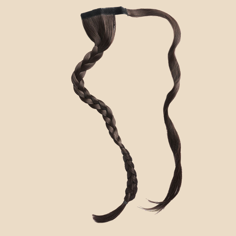 Drea Wrap Braided Ponytail Extension - Dark Brown