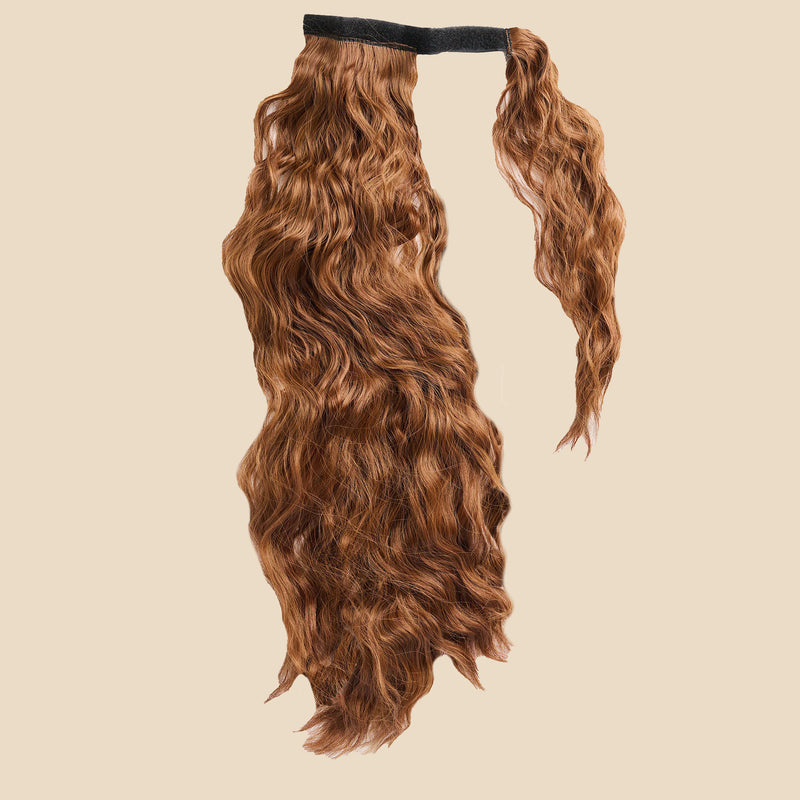 Lea Wrap Braided Ponytail Hair Extension - Golden Red