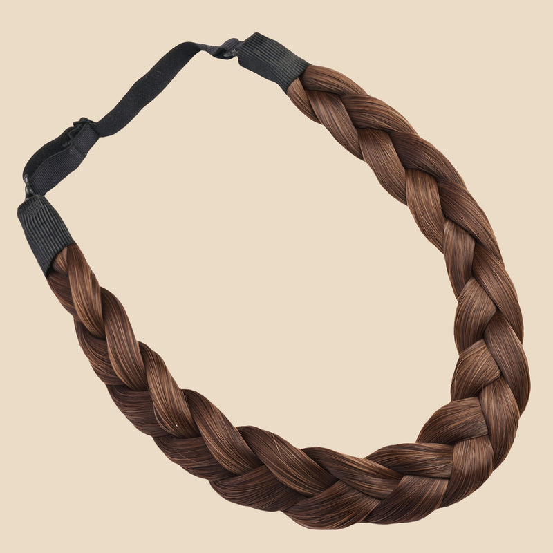 Lulu Two Strand for Kids - Braided Headband - Brunette