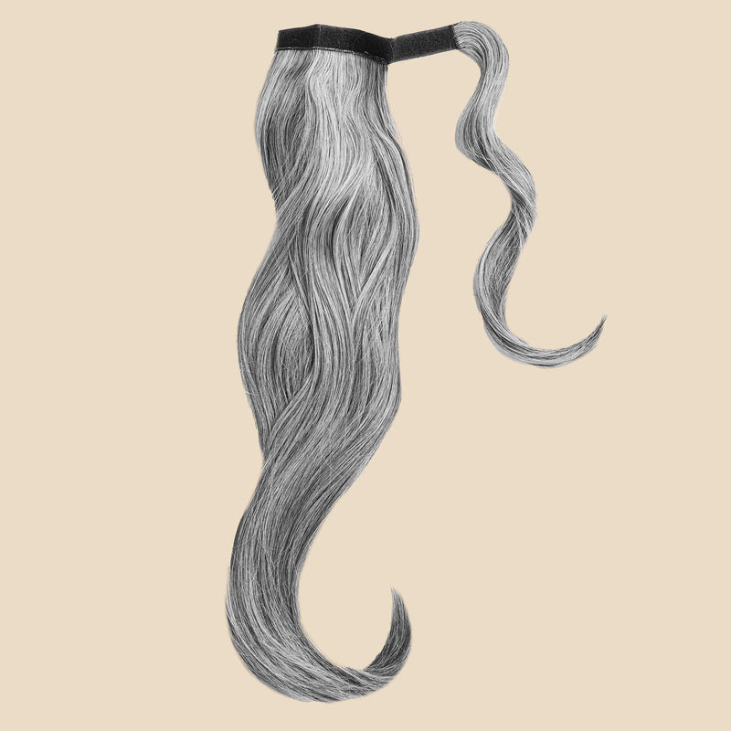 The Bree Ponytail Hair Extension - Salt & Pepper