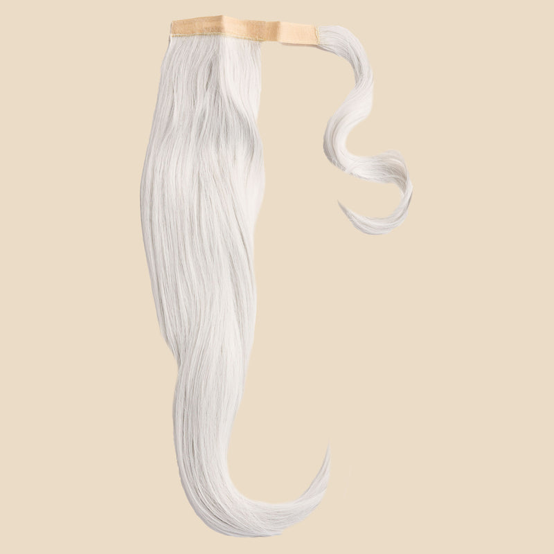 The Bree Ponytail Hair Extension - Silver Grey