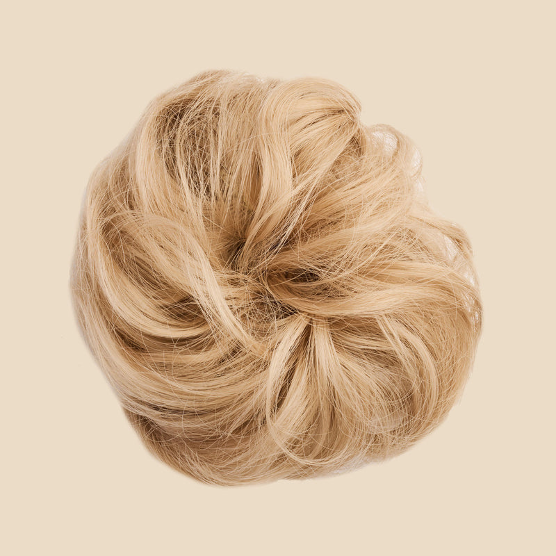 Top Knot Messy Bun Ponytail Holder Hair Extension - 2.0 - Sunset Blonde