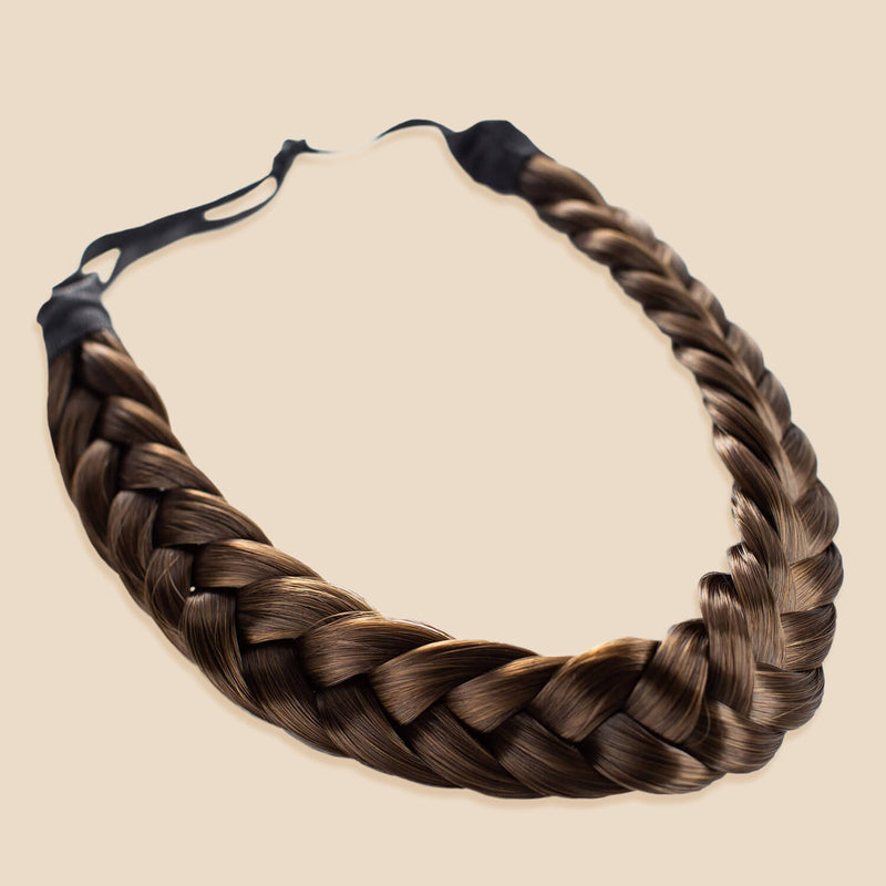 Bogo Lulu Two Strand - Braided Headband - Brunette