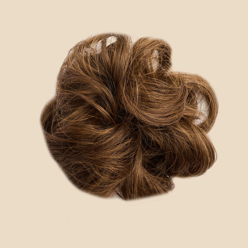 Top Knot Messy Bun Ponytail Holder Hair Extension - 2.0 - Highlighted